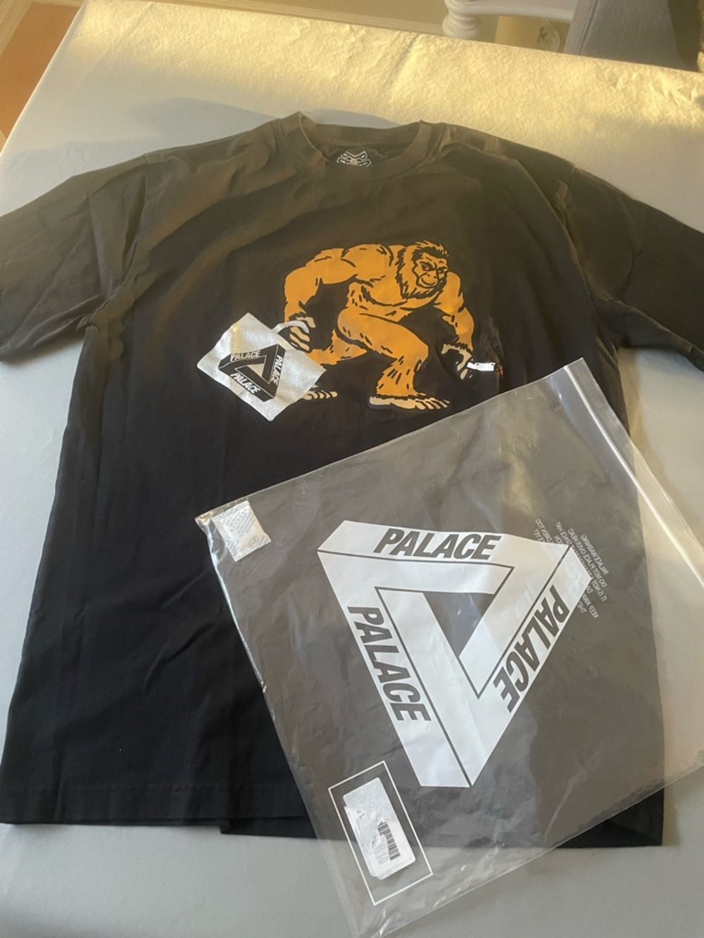 PALACE Big Zoot Graphic Black Tee Size Large